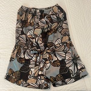 Veronica M bohemian romper strapless size Large